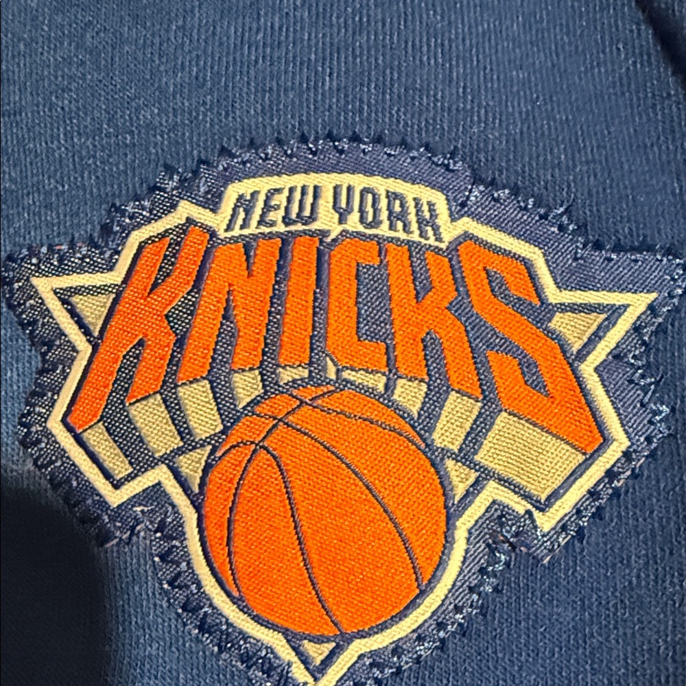 KNICKS. Blue Knicks Women's Hoodie - Picture 3 of 7